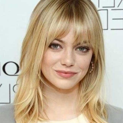 Long Hairstyles With Bangs And Layers For Round Faces (Photo 12 of 15)