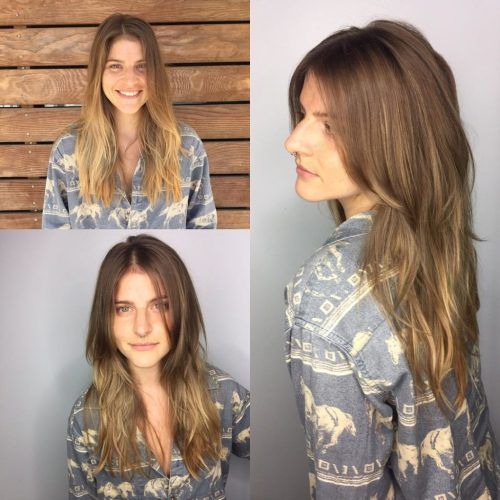 Longer Textured Haircuts With Sun-Kissed Balayage (Photo 13 of 20)
