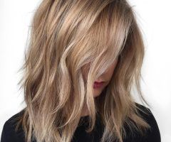 20 Collection of Loosely Coiled Tortoiseshell Blonde Hairstyles