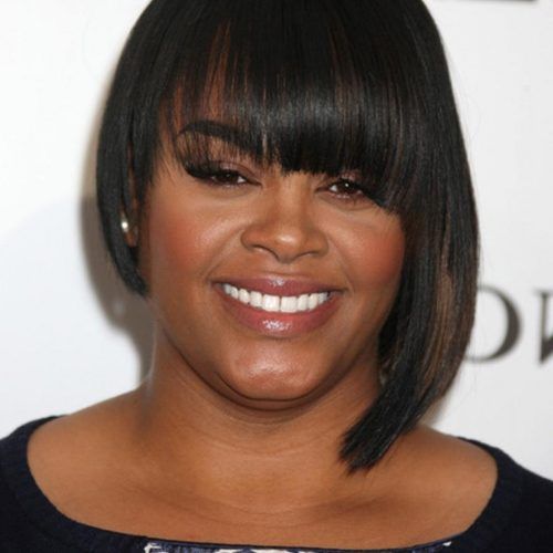 Medium Haircuts For Black Women With Round Faces (Photo 5 of 20)