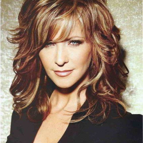 Medium Hairstyles For Thick Hair Over 40 (Photo 6 of 20)