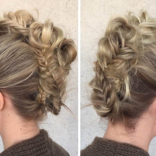 Messy Fishtail Faux Hawk Hairstyles (Photo 9 of 20)