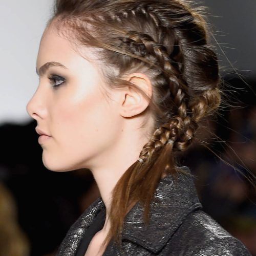 Mohawk Hairstyles With Multiple Braids (Photo 3 of 20)