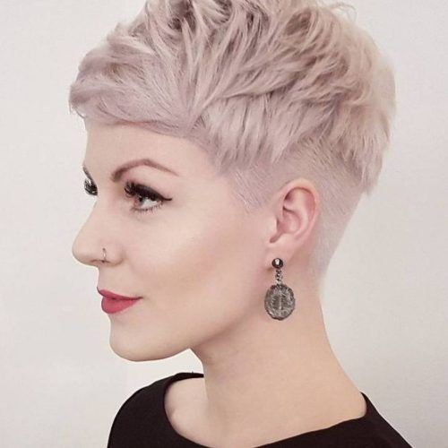 Pastel Pixie Hairstyles With Undercut (Photo 8 of 20)