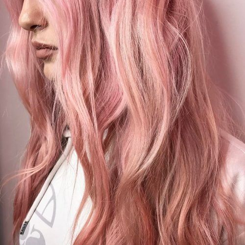 Pink Medium Haircuts (Photo 10 of 20)