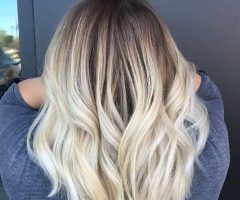 20 Collection of Platinum Blonde Hairstyles with Darkening at the Roots