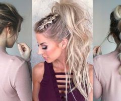 20 Best Ideas Braided Glam Ponytail Hairstyles