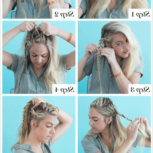 Pony Hairstyles With Wrap Around Braid For Short Hair (Photo 5 of 20)