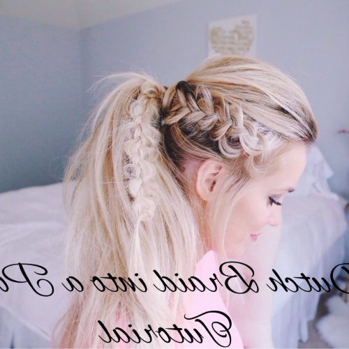 Ponytail Hairstyles With Dutch Braid (Photo 9 of 20)