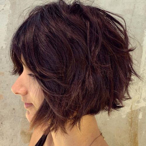 Short Feathered Bob Crop Hairstyles (Photo 11 of 20)