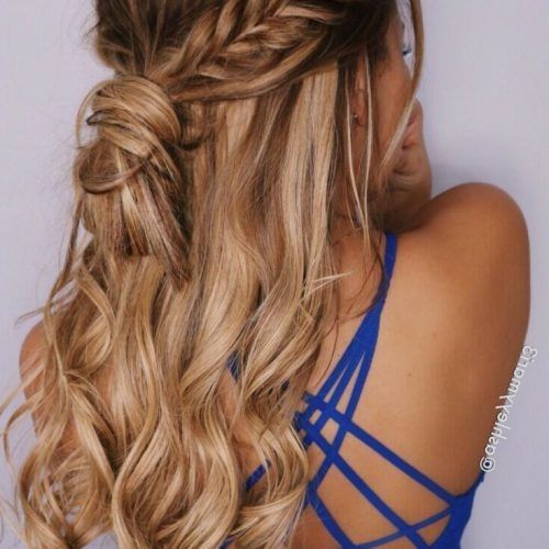 Side Bun Prom Hairstyles With Soft Curls (Photo 15 of 20)