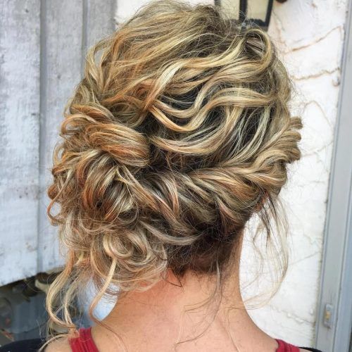 Tousled Asymmetrical Updo Wedding Hairstyles (Photo 2 of 20)