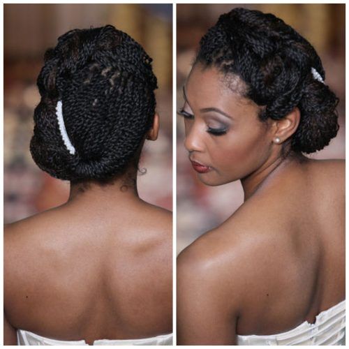 Two-Toned Twist Updos For Wedding (Photo 2 of 20)