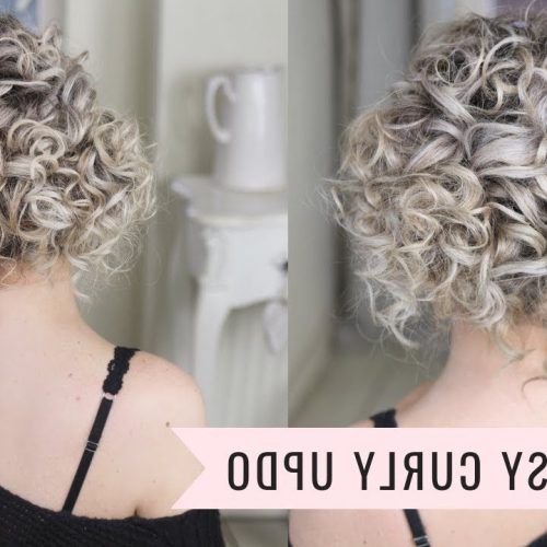 Updo For Long Curly Hair (Photo 1 of 15)