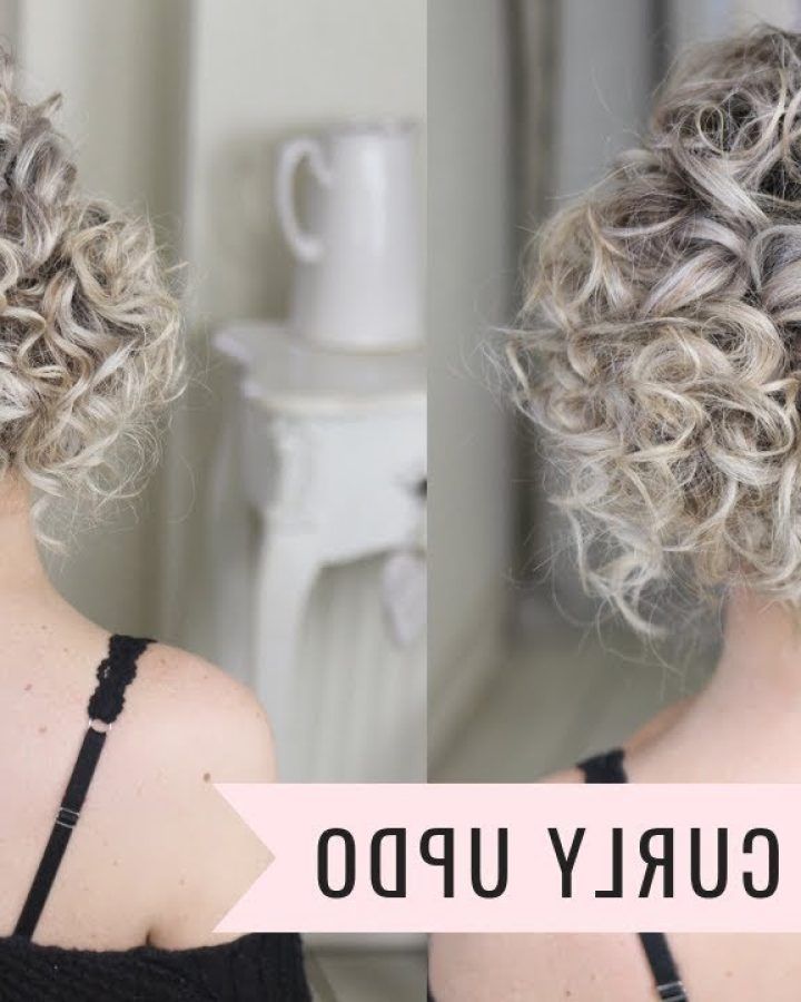 2024 Popular Updo for Long Curly Hair