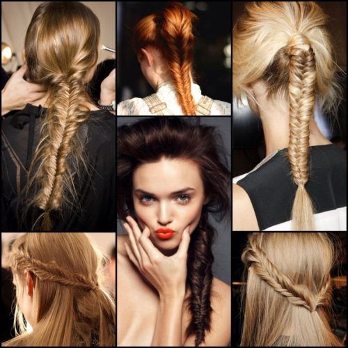 Wavy Side Fishtail Hairstyles (Photo 13 of 20)