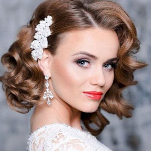 Wedding Dinner Hairstyle For Short Hair (Photo 8 of 15)