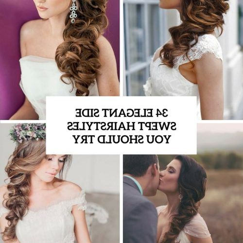 Wedding Hairstyles For Long Hair With Side Swept (Photo 1 of 15)