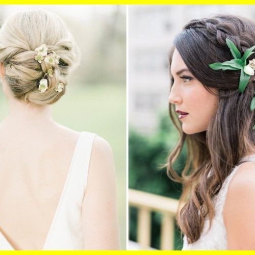 Wedding Hairstyles With Veil And Flower (Photo 8 of 15)