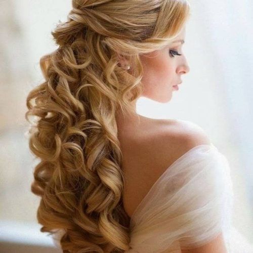 Wedding Updos For Long Curly Hair (Photo 3 of 15)