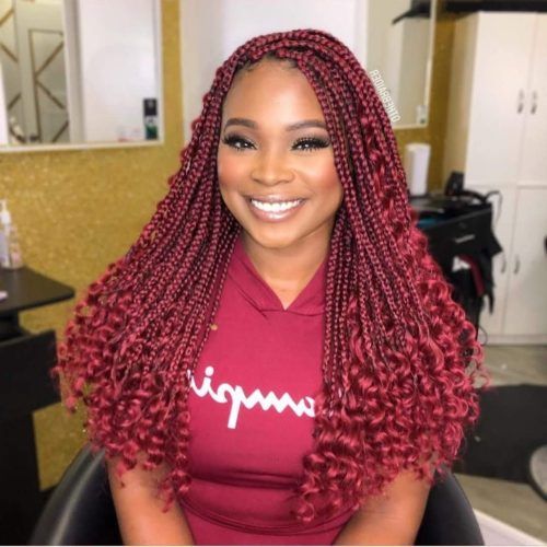 African Red Twists Micro Braid Hairstyles (Photo 9 of 20)