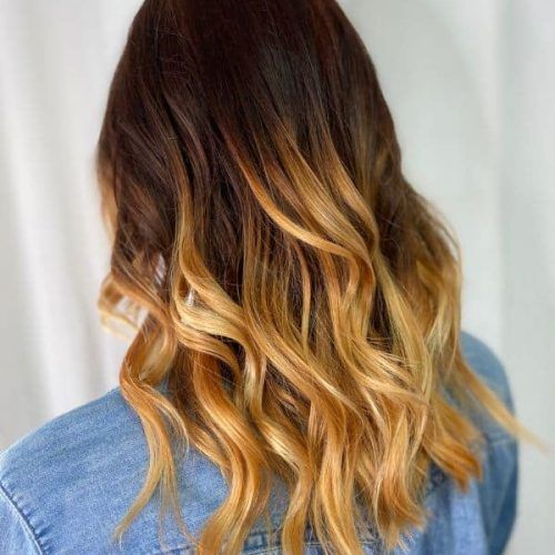 Beachy Waves With Ombre (Photo 16 of 18)