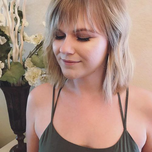 Cute Bangs And Messy Texture Hairstyles (Photo 11 of 20)