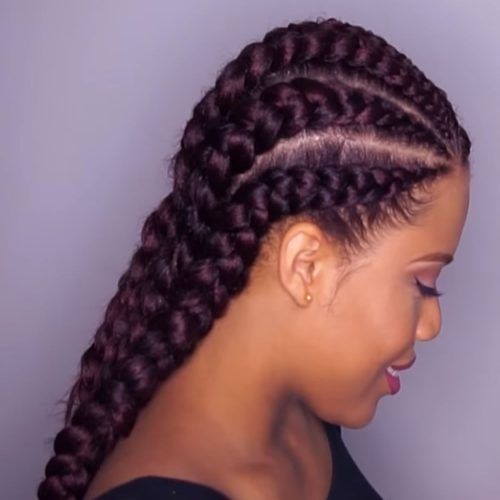 Thick Cornrows Braided Hairstyles (Photo 15 of 20)
