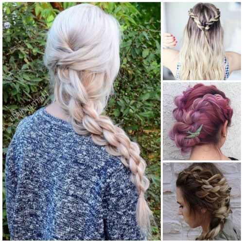 Pastel Colored Updo Hairstyles With Rope Twist (Photo 12 of 20)