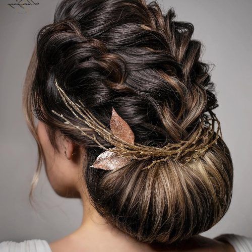 Halo Braid Hairstyles With Long Tendrils (Photo 18 of 20)