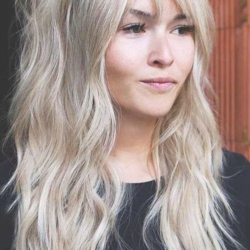 Long Curly Blonde Shag Haircuts With Bangs (Photo 6 of 20)