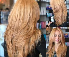 20 Ideas of Long Feathered Strawberry Blonde Haircuts