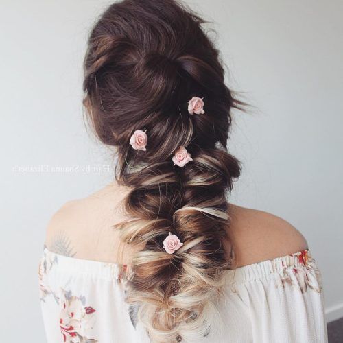 Loosely Tied Braided Hairstyles With A Ribbon (Photo 16 of 20)