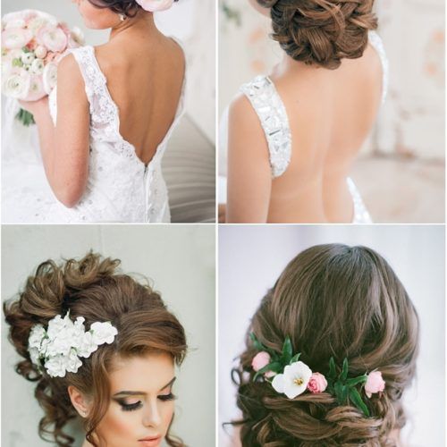 Romantic Florals Updo Hairstyles (Photo 6 of 20)