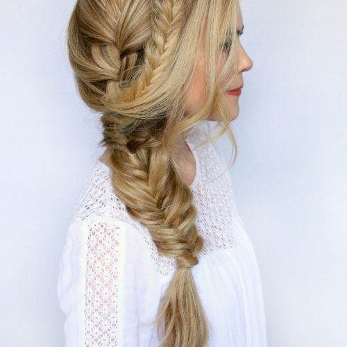 Side Braid Updo For Long Hair (Photo 13 of 15)