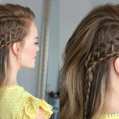 Side Swept Carousel Braid Hairstyles (Photo 19 of 20)
