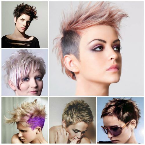 Two-Tone Spiky Short Haircuts (Photo 13 of 20)