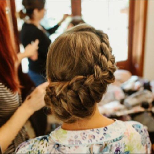 Vintage Inspired Braided Updo Hairstyles (Photo 17 of 20)