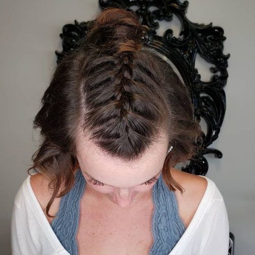 Braided Top Knot Hairstyles (Photo 1 of 20)