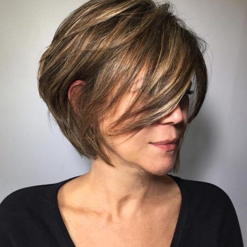 Choppy Side-Parted Bob Hairstyles (Photo 3 of 20)