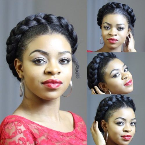 Faux Halo Braided Hairstyles For Short Hair (Photo 8 of 20)