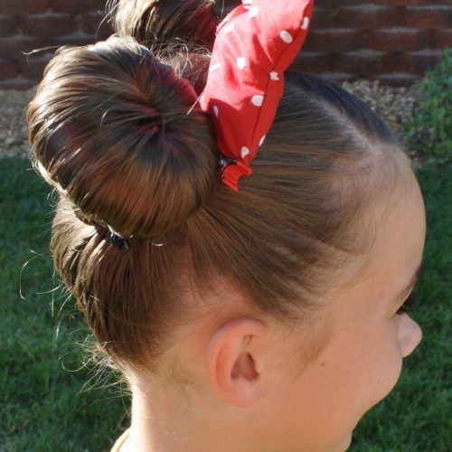 Minnie Mouse Buns Braid Hairstyles (Photo 17 of 20)