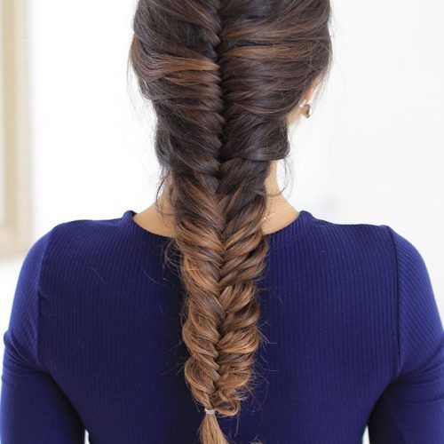 Over-The-Shoulder Mermaid Braid Hairstyles (Photo 20 of 20)