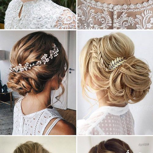 Pearl Bun Updo Hairstyles (Photo 8 of 20)