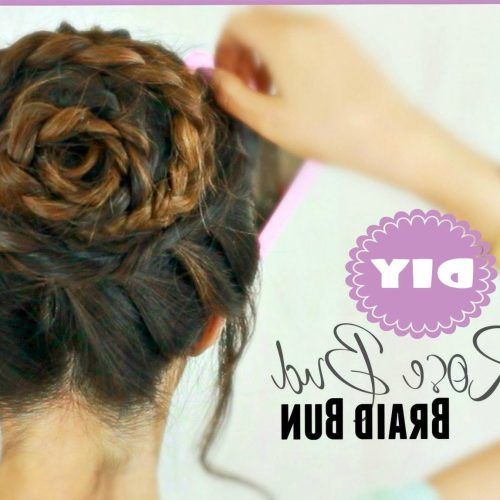 Rolled Roses Braids Hairstyles (Photo 8 of 20)