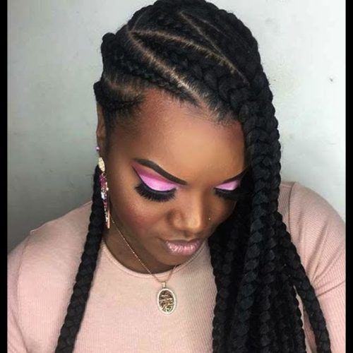 Thick Cornrows Braided Hairstyles (Photo 6 of 20)