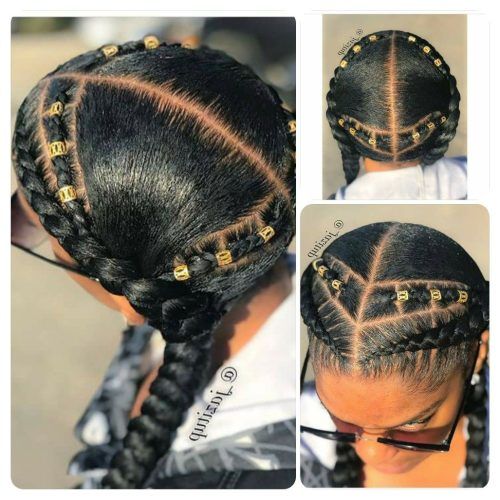 Tight Black Swirling Under Braid Hairstyles (Photo 7 of 20)