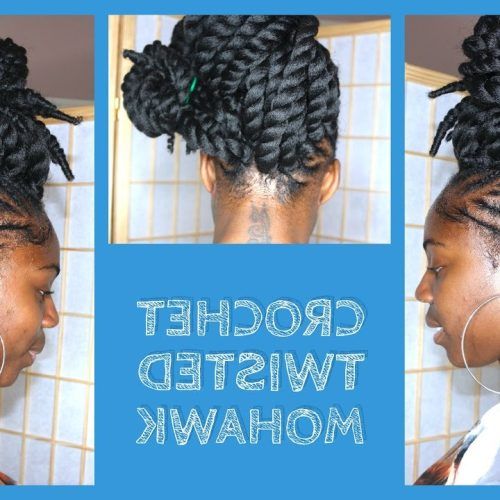 Twist Braided Mohawk Hairstyles (Photo 9 of 20)