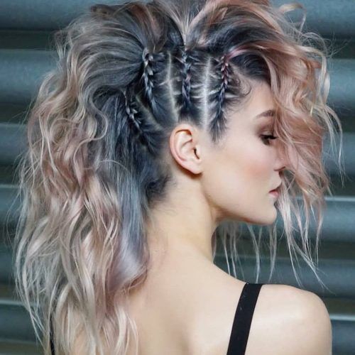 Faux Mohawk Hairstyles With Springy Curls (Photo 9 of 20)