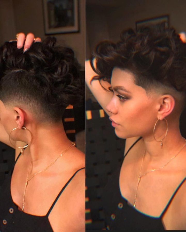 20 Inspirations Feminine Curly Mohawk  Haircuts